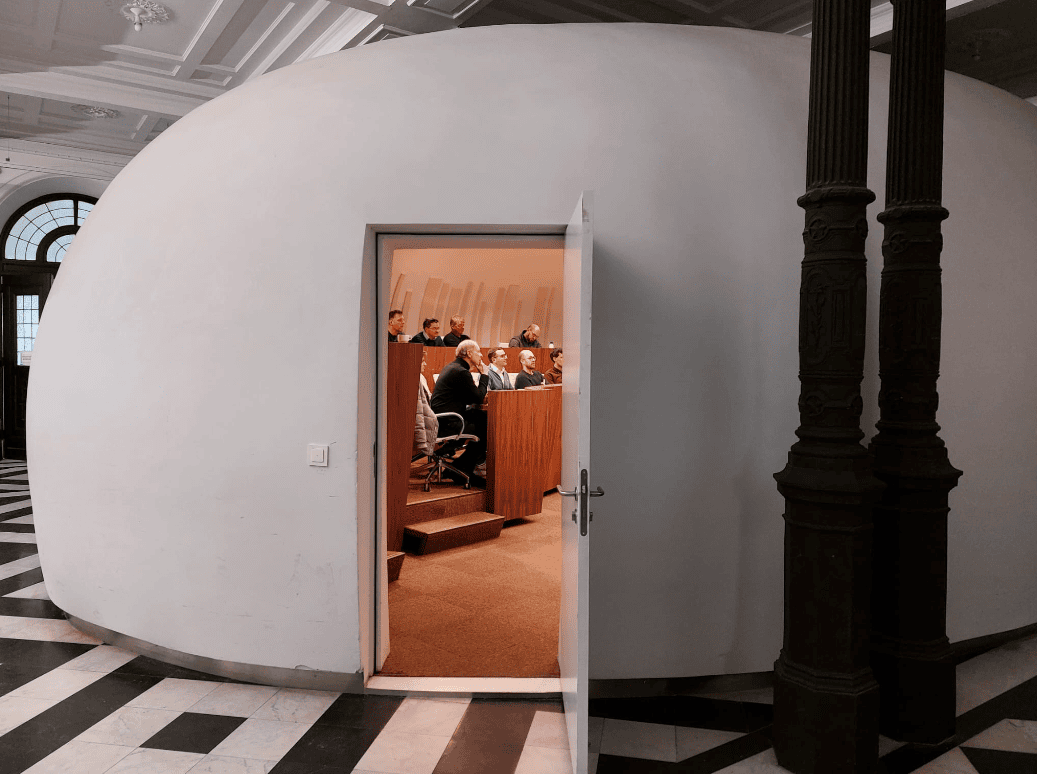 studenten volgen les bij Flanders Business School